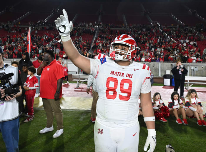 Mater Dei vs St John Bosco CIF Southern Section D1 Final November 24, 2023 Photo-Heston Quan45